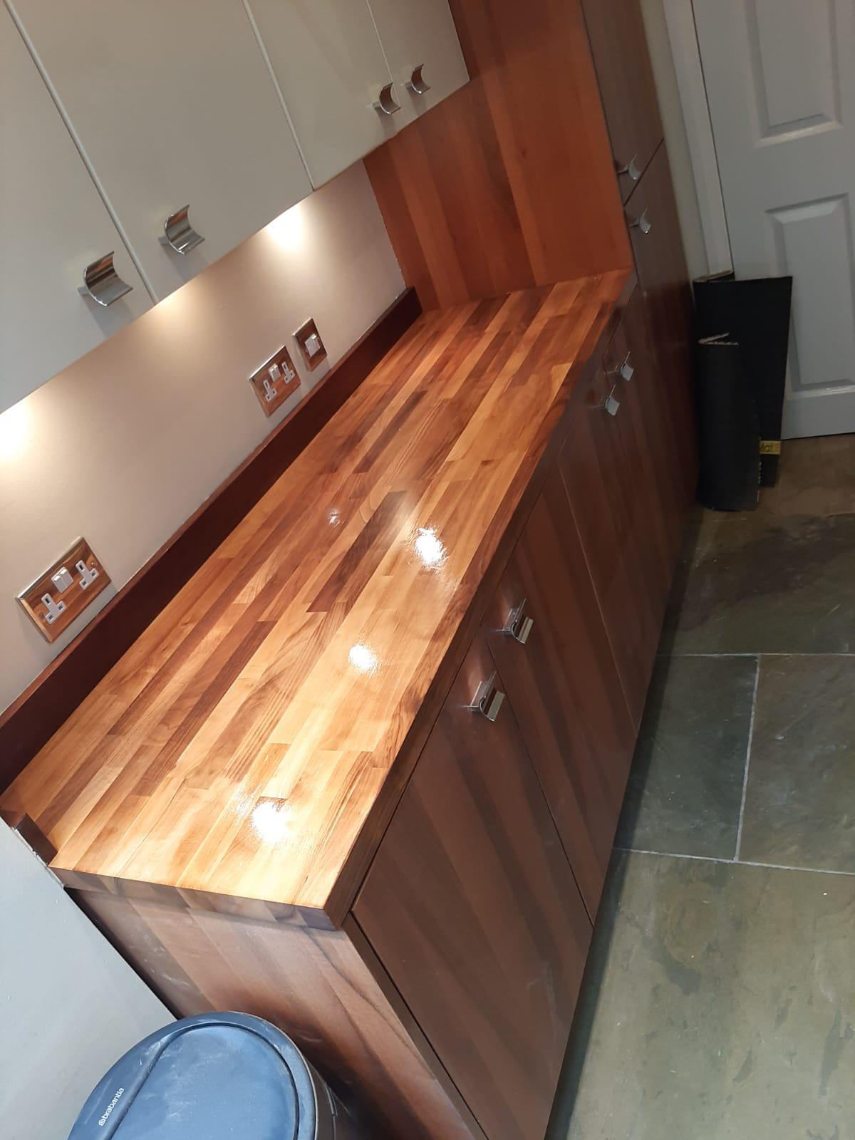 Handyman fixing home interior