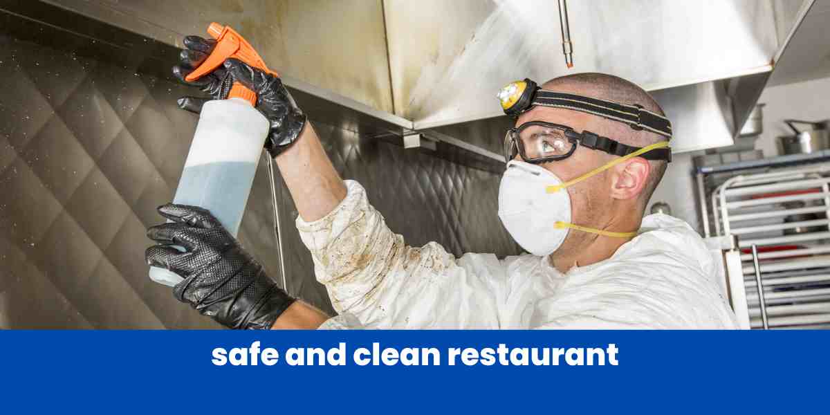 safe and clean restaurant
