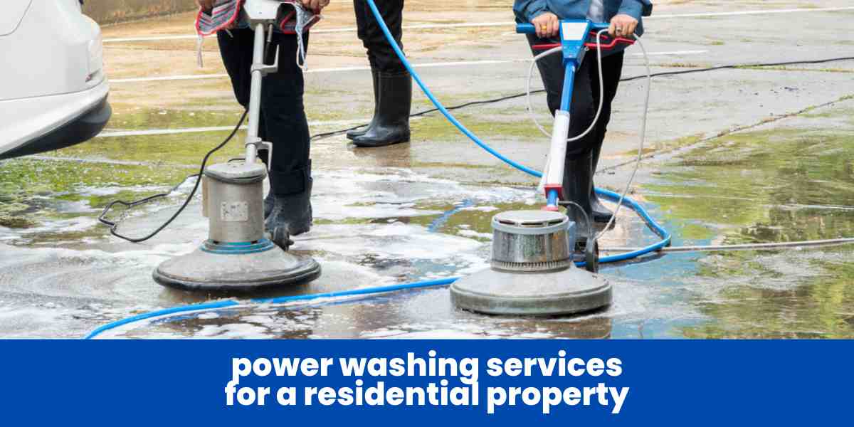 power washing services for a residential property