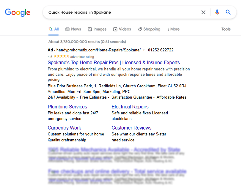 Google Ads screenshot 2