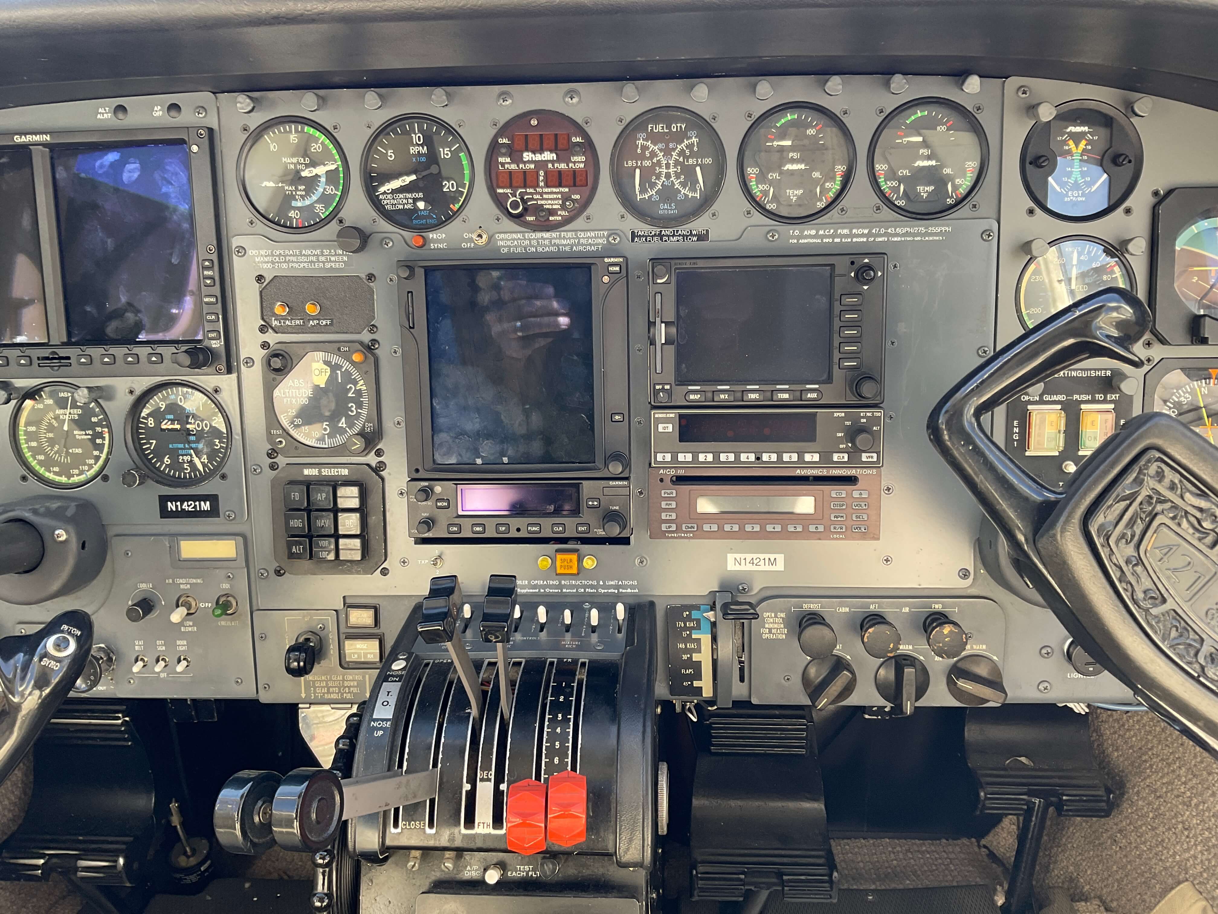 Cessna 421C RAM - Panel 1
