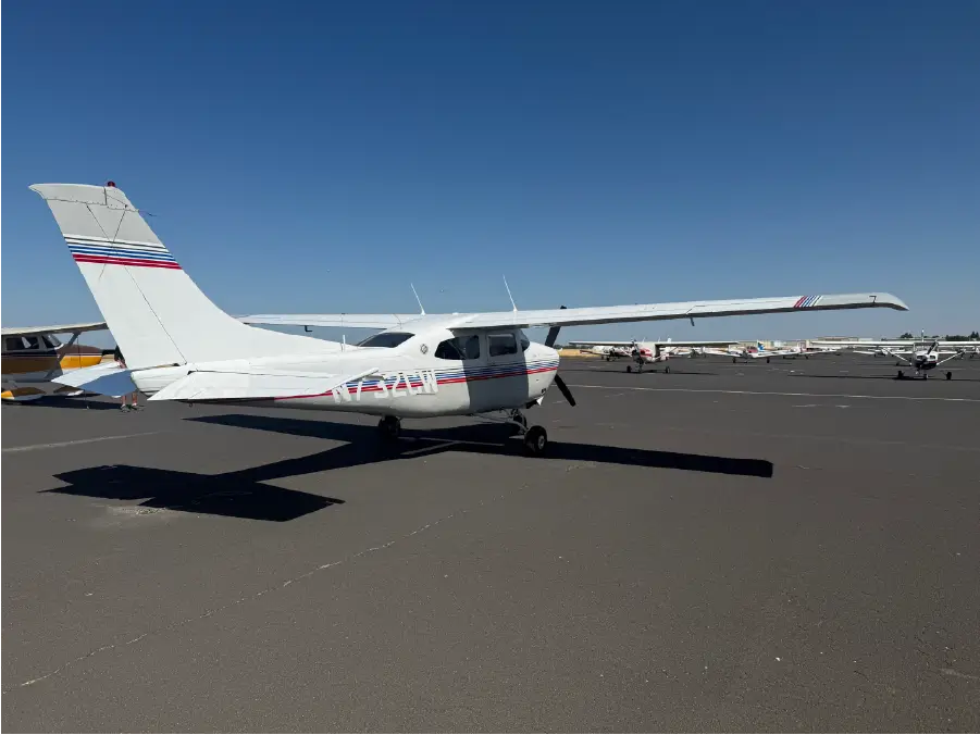 Cessna Centurion - Co-Pilot Back Angle View