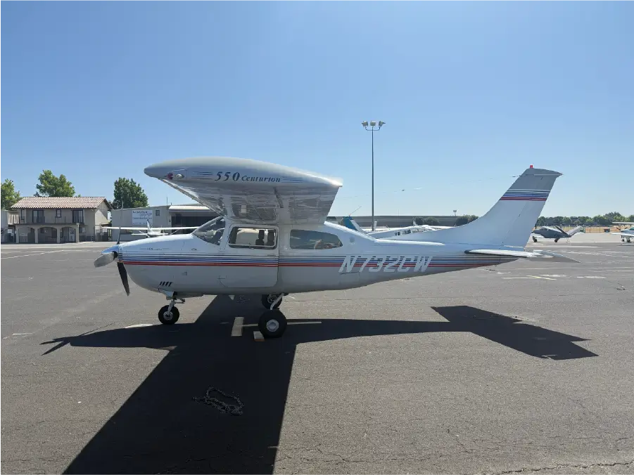 Cessna Centurion - Pilot Side View