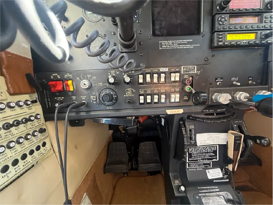 Cessna P210N - Lower Panel - Pilot Side