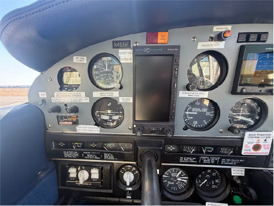 Piper Arrow Panel - Pilot Side 2