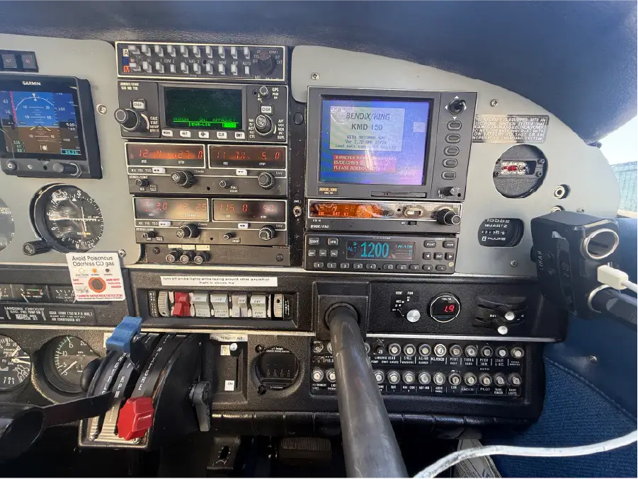 Piper Arrow Panel - Co-Pilot Side