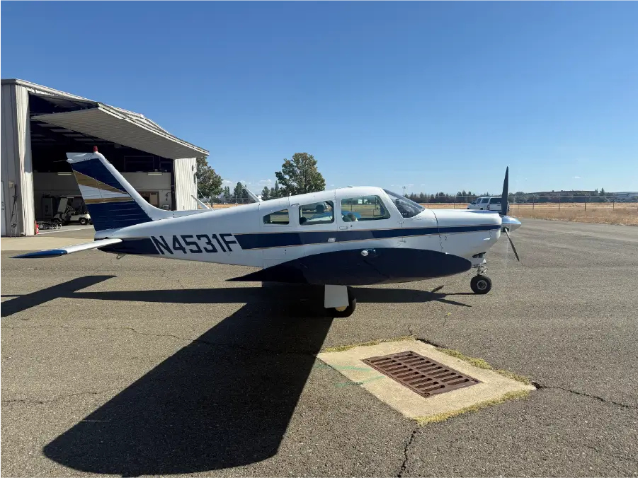Piper Arrow - Co-Pilot side View