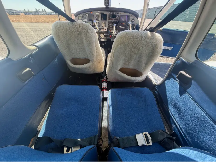 Piper Arrow - Interior view from back