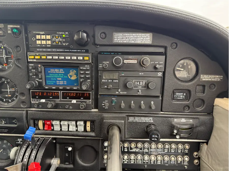Piper Arrow Panel - Co-Pilot Side 2