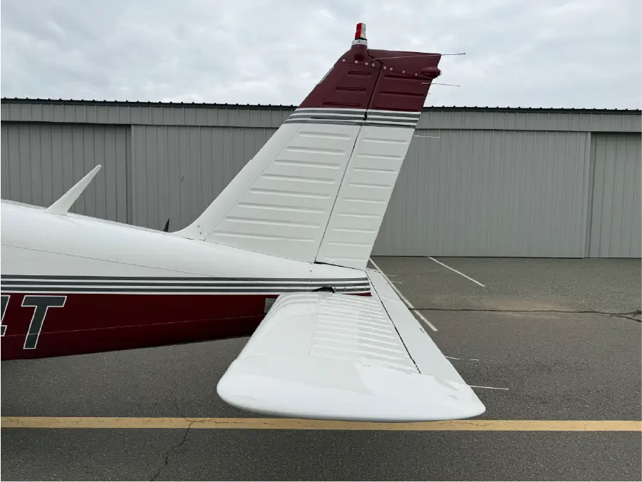 Piper Arrow - Pilot side Tail View