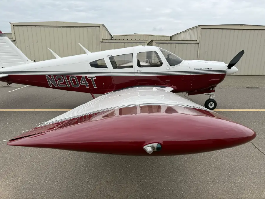 Piper Arrow - Over Wing Co-Pilot's Side