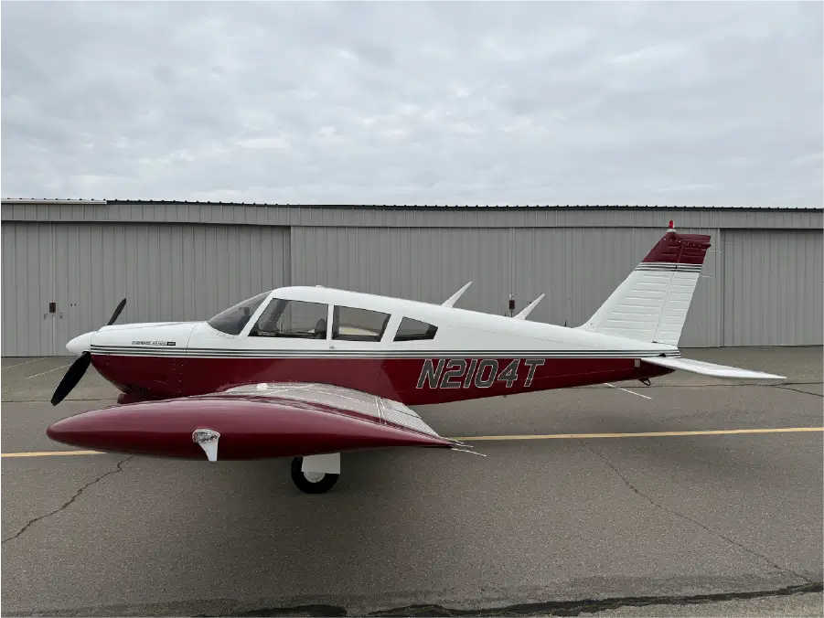 Piper Arrow - Pilot side View