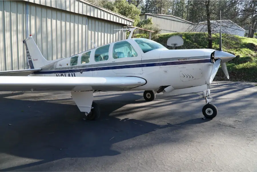 Beech A36 Bonanza - CoPilot Front Angle View 2