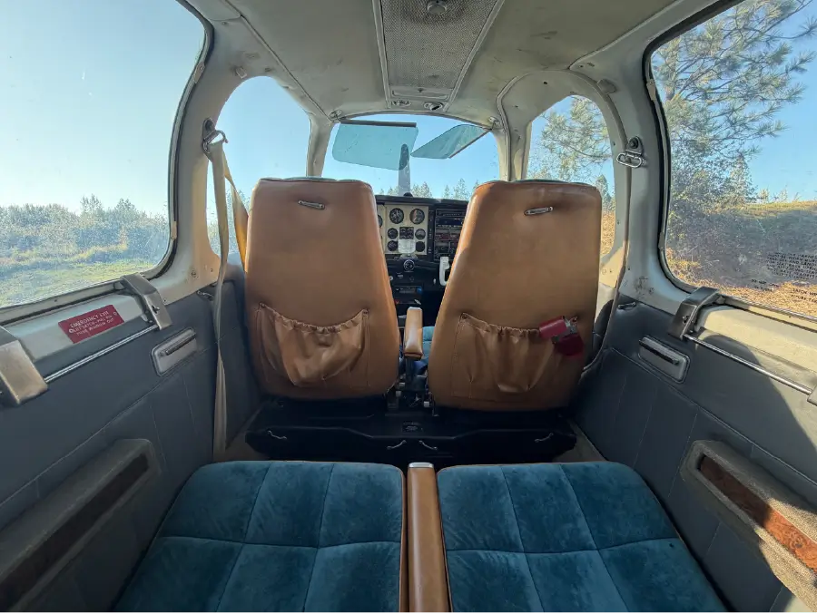 Beech A36 Bonanza - Interior Back to Front View