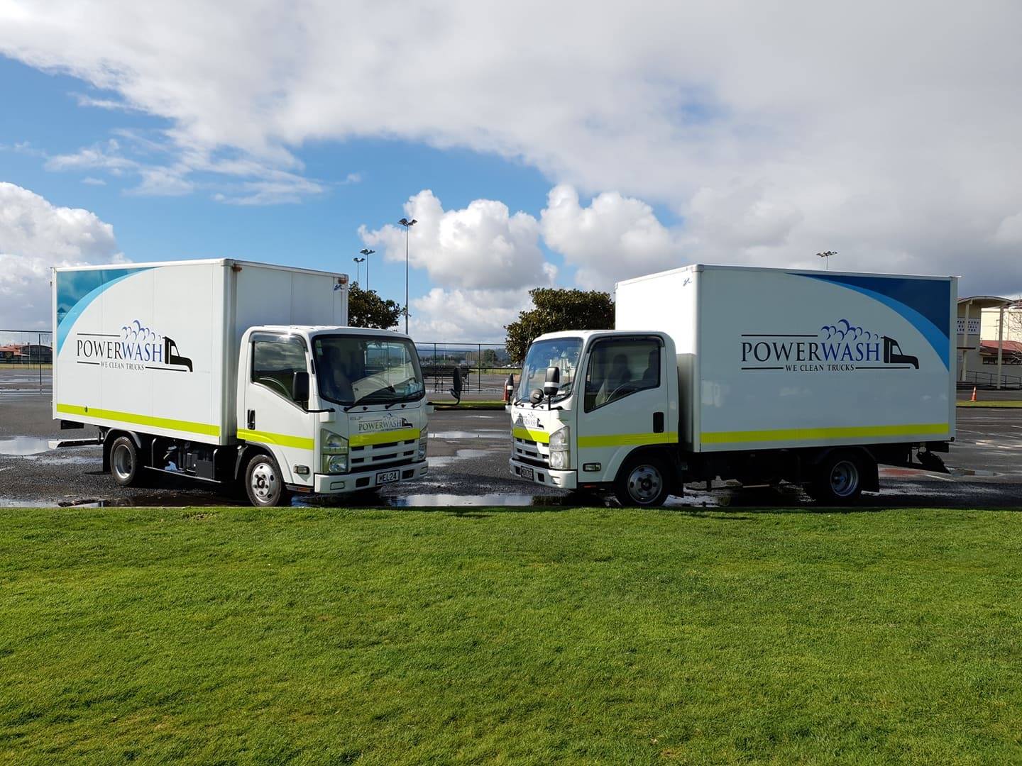 Powerwash vehicles