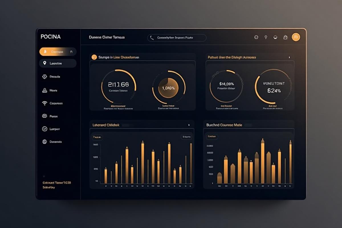 Premium AI automation dashboard