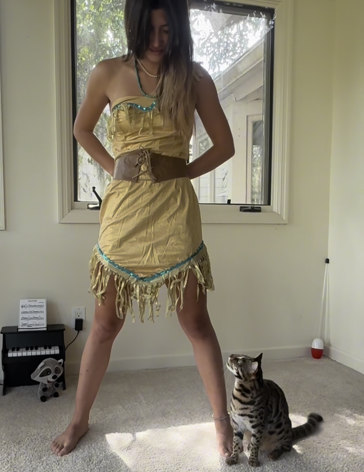 Pocahontas does Ballet with Flounder Pocahontas does Ballet with Flounder