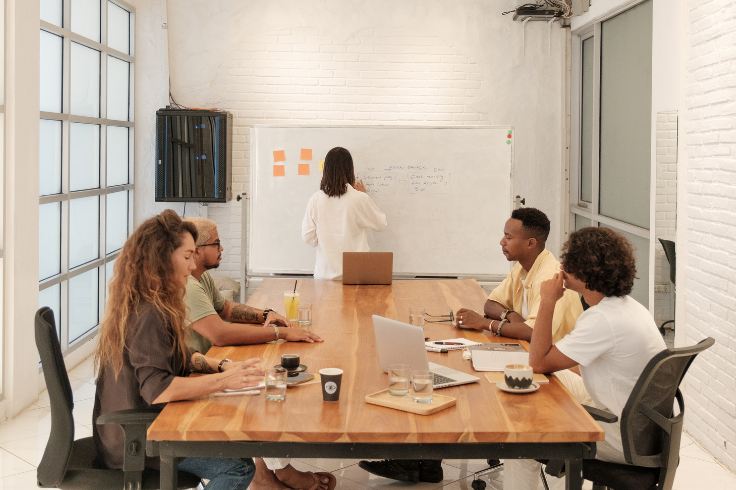 actionable steps for digital marketing - business team discussing on conference room actionable steps for digital marketing - business team discussing on conference room