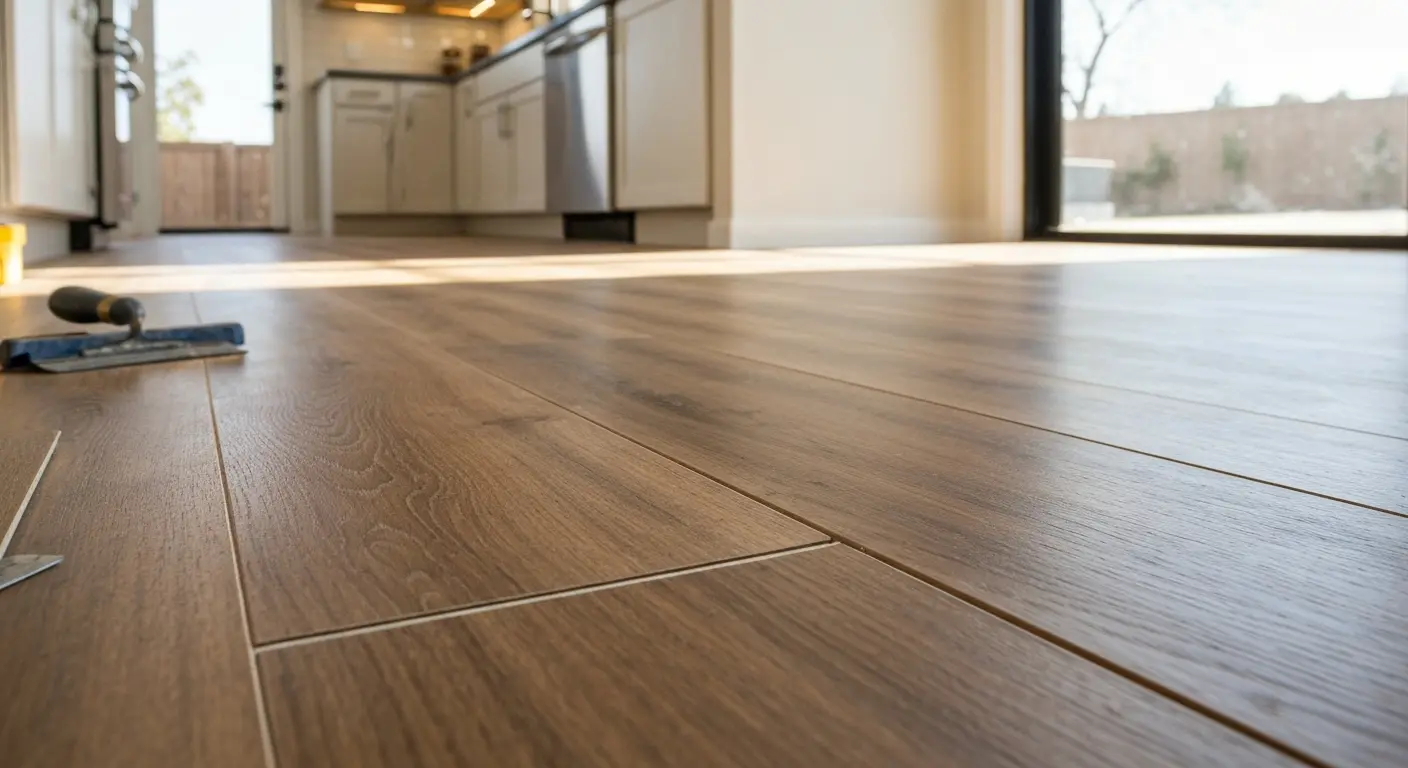 Vinyl flooring installation