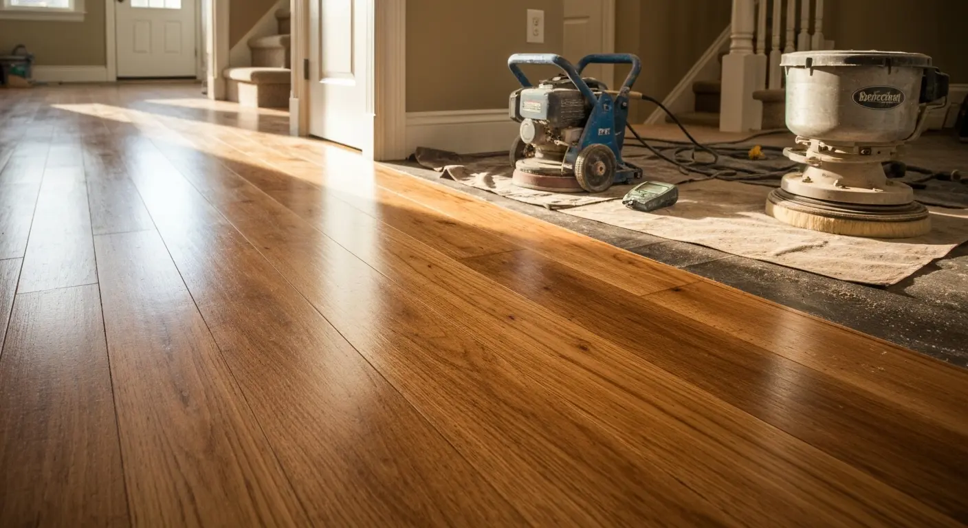 Deep hardwood restoration