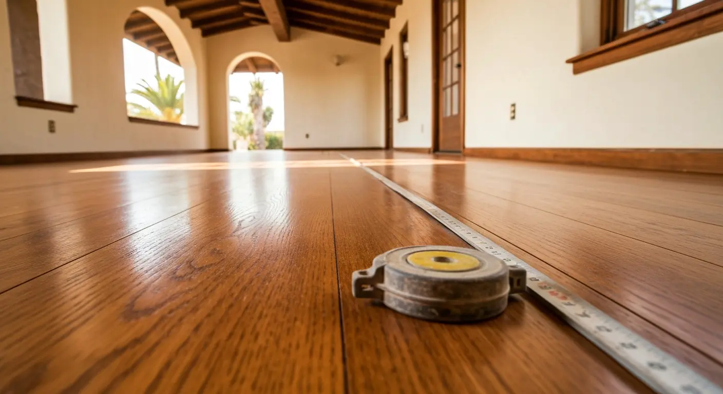 Hardwood flooring installation