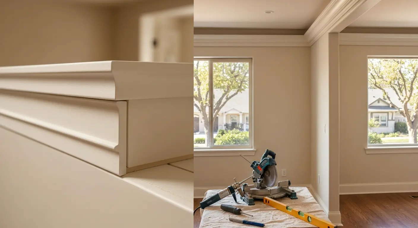 Crown molding installation