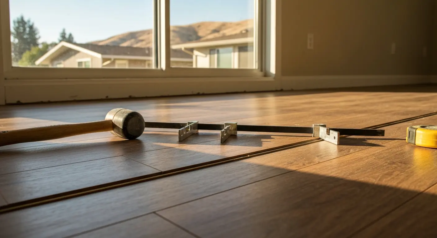 Laminate flooring install