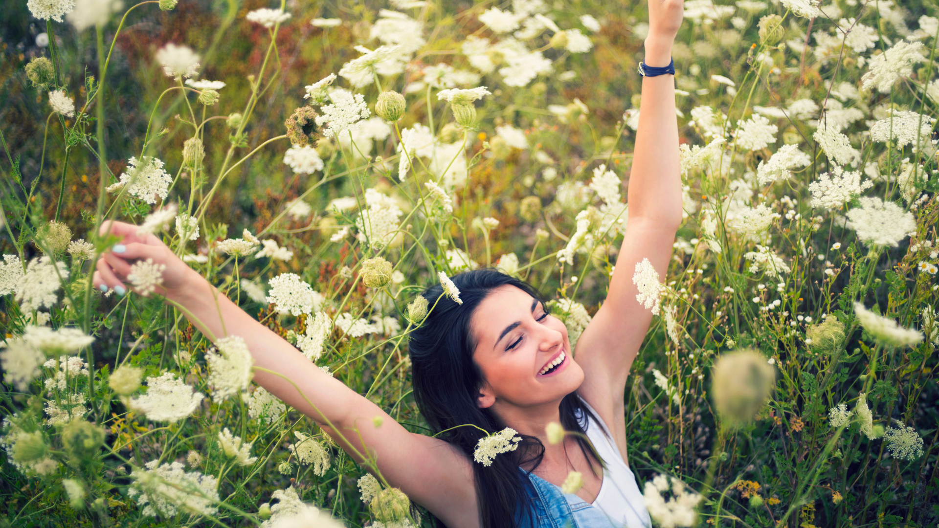 woman living abundant with joy and prosperity