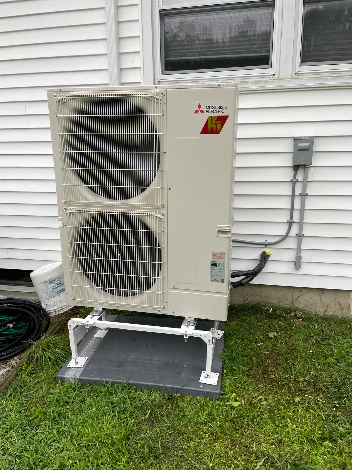 Commercial HVAC installation