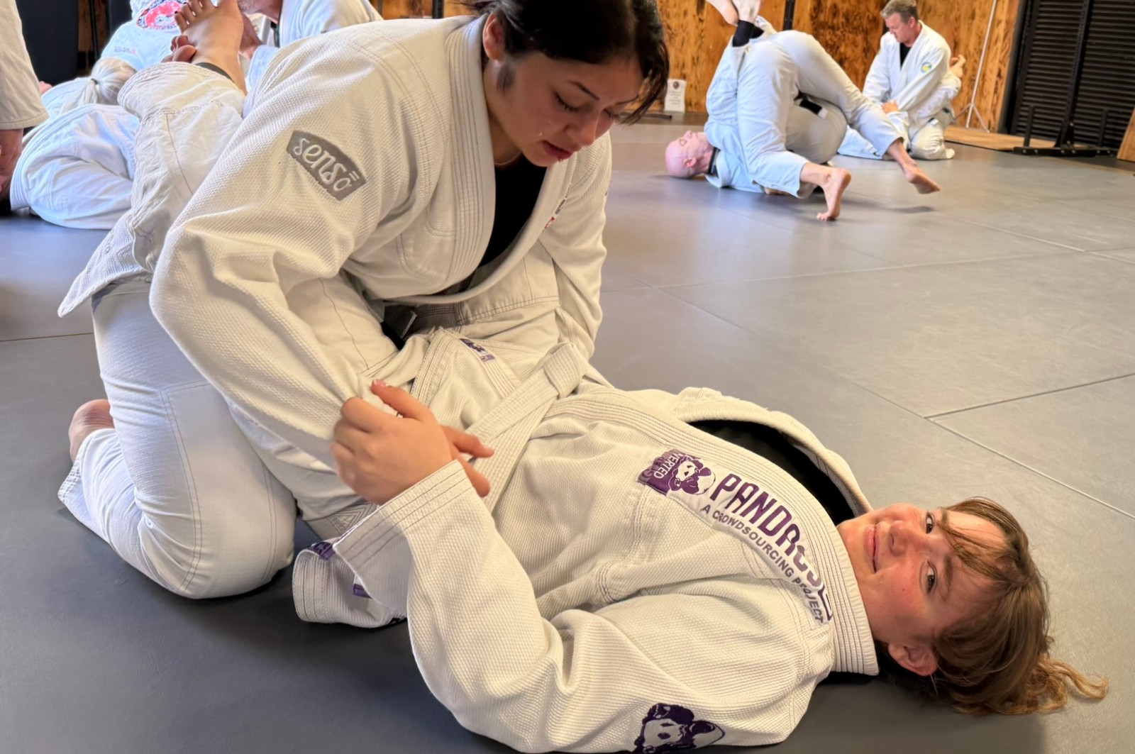 Women's Brazilian Jiu Jitsu class