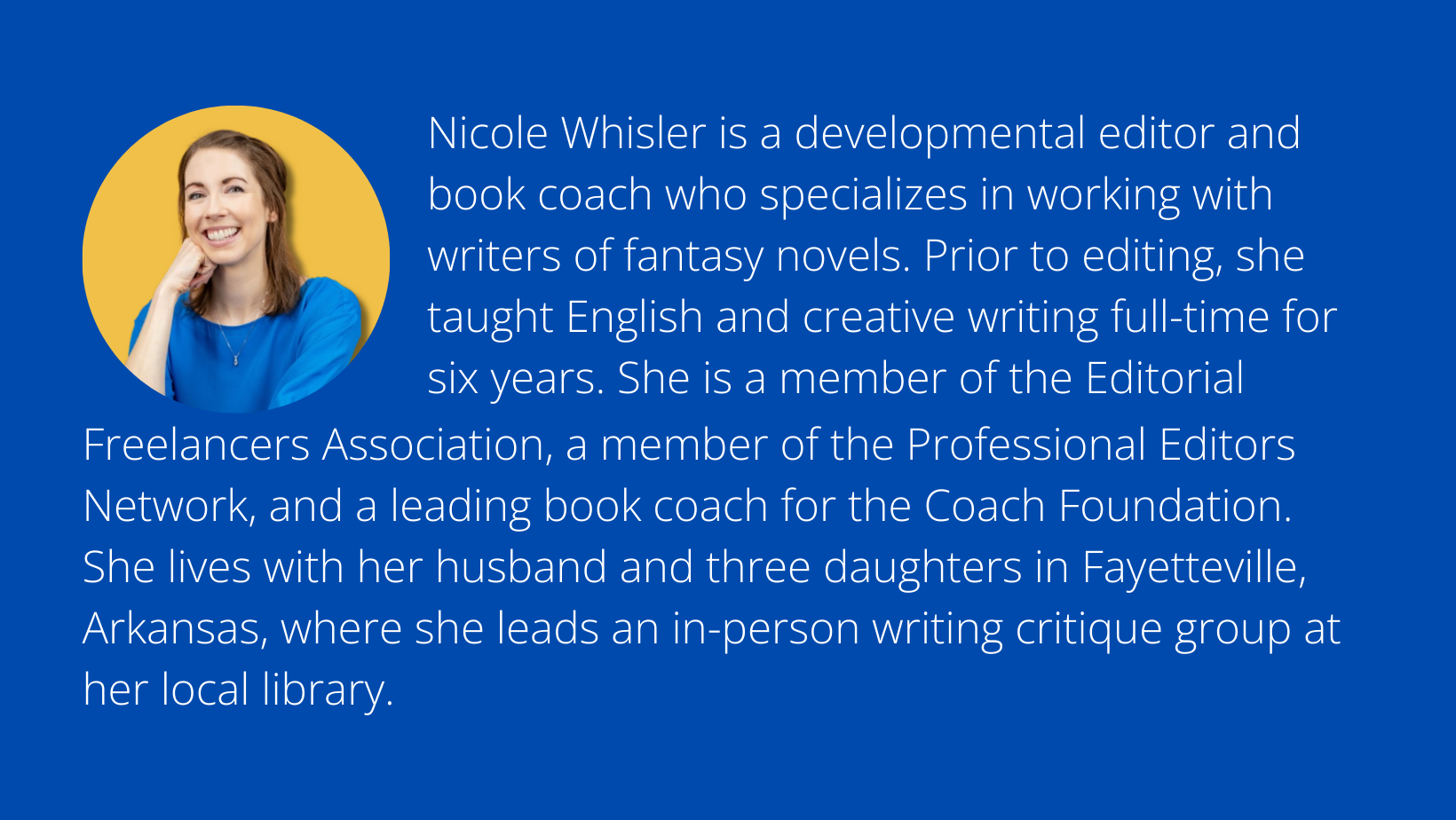 Nicole Whisler Writing Coach