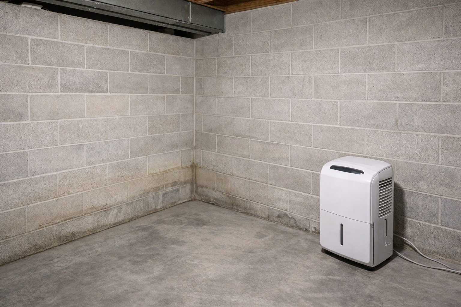 Moisture in Basement warning signs