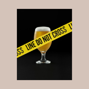 beer with do not cross tape beer with do not cross tape