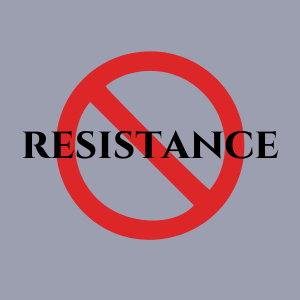 No Resistance sign No Resistance sign