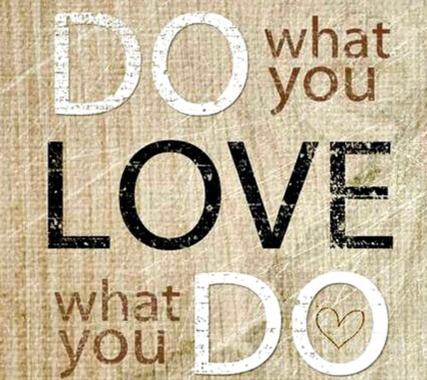 do what you love love what you do