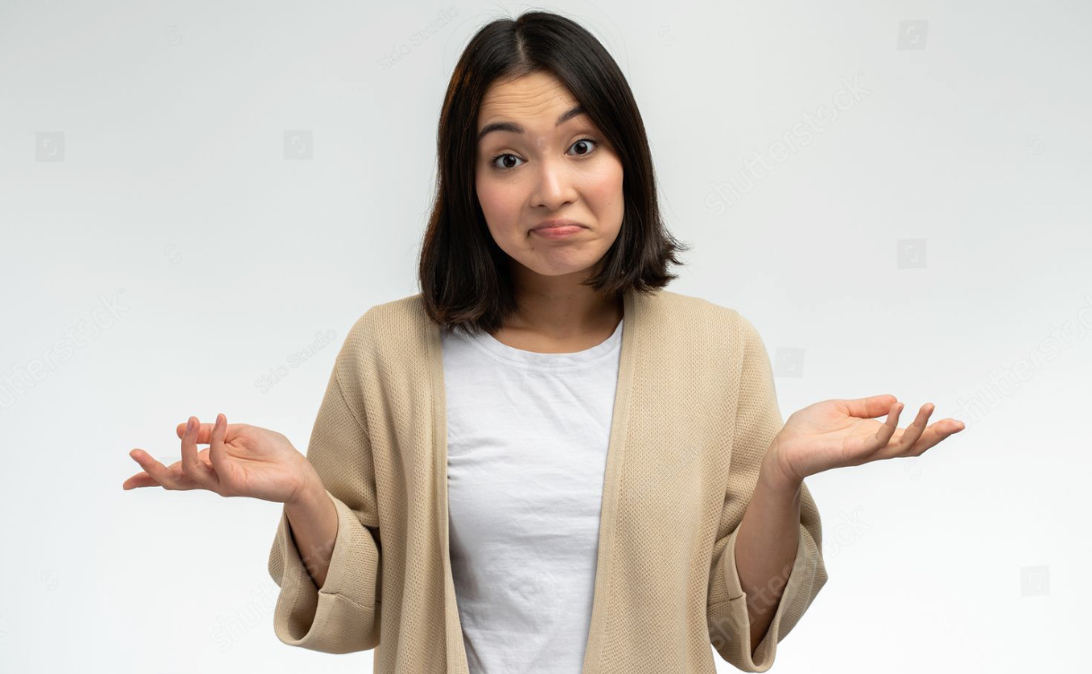Confused woman Confused woman