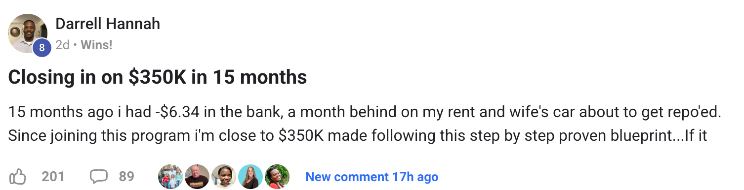 Man makes $350k in 15 months
