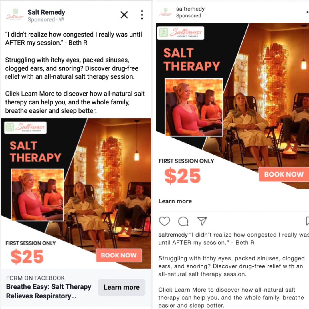 How to run ads for your local salt therapy business