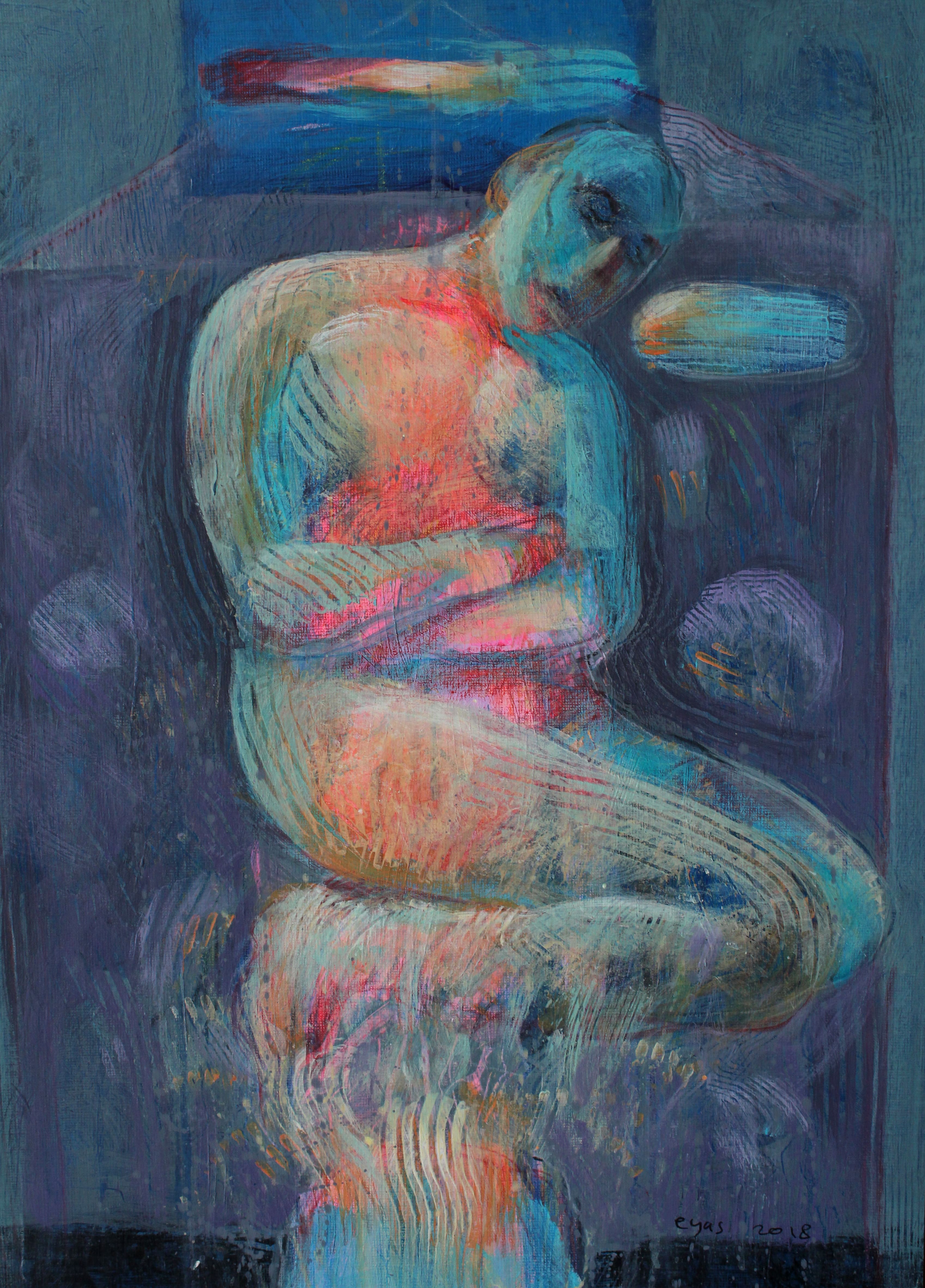 Human Figure I — oil on canvas