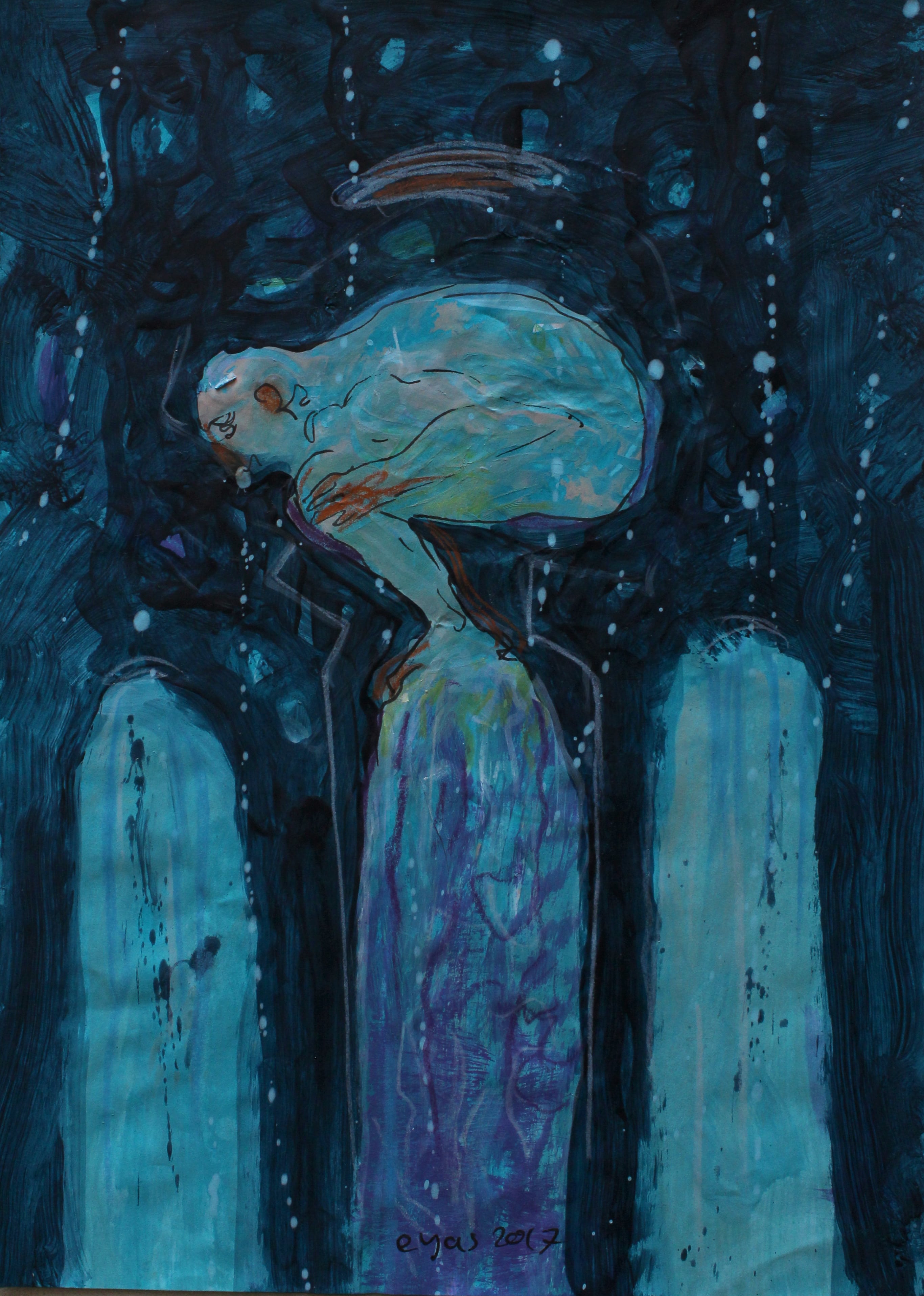 Untitled I — acrylic on canvas