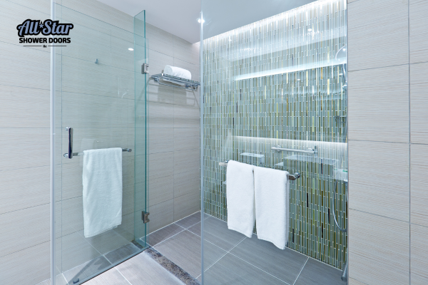 glass shower door glass shower door