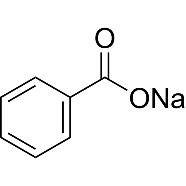 Sodium benzoate molecule Sodium benzoate molecule