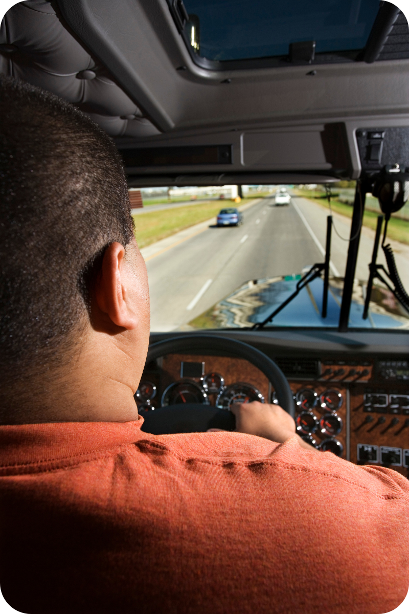 Truck driver, Driving