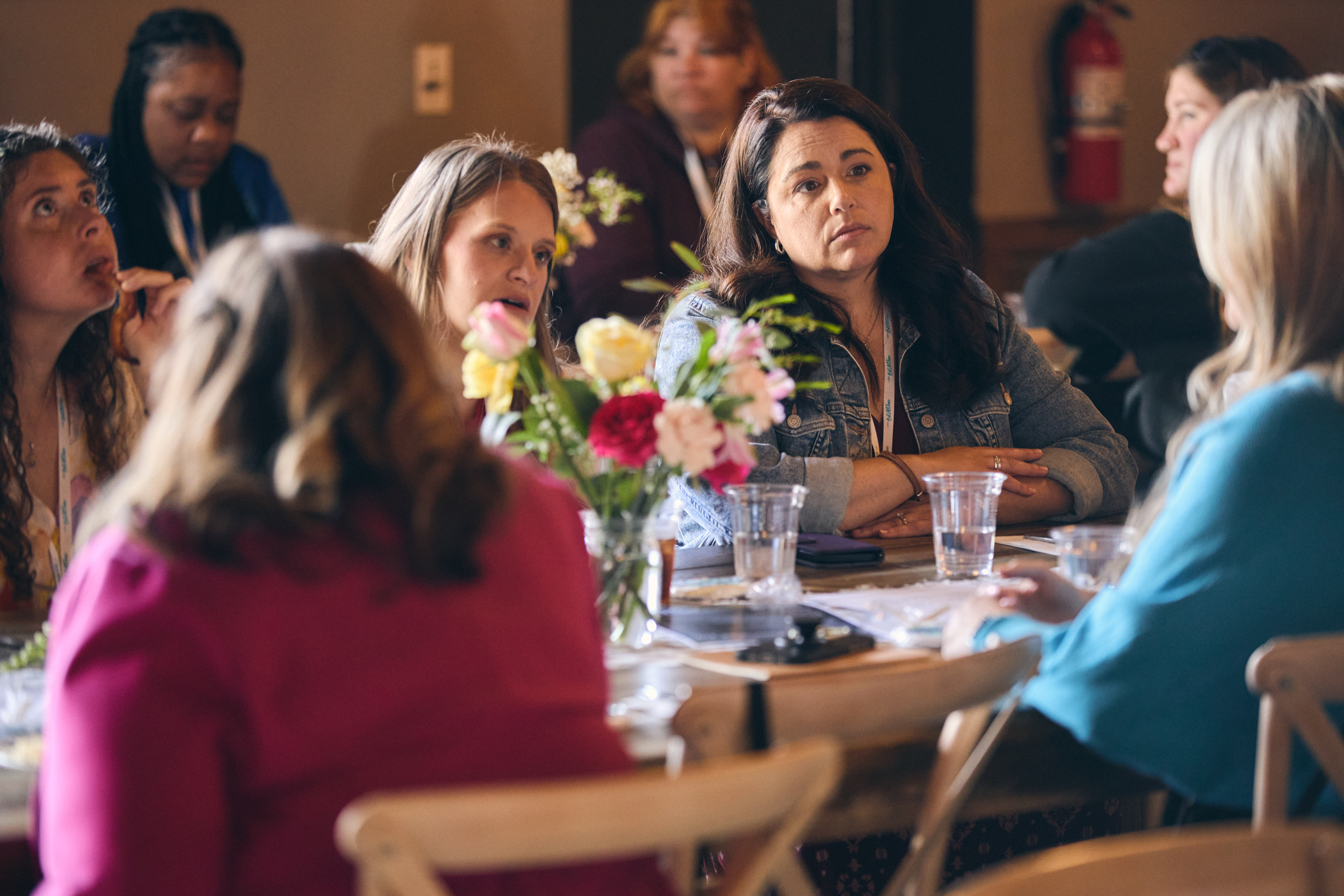 moms conversing about grief