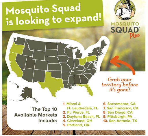 hot markets for mosquito squad hot markets for mosquito squad