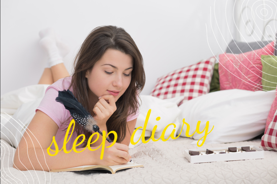 Writing in a diary