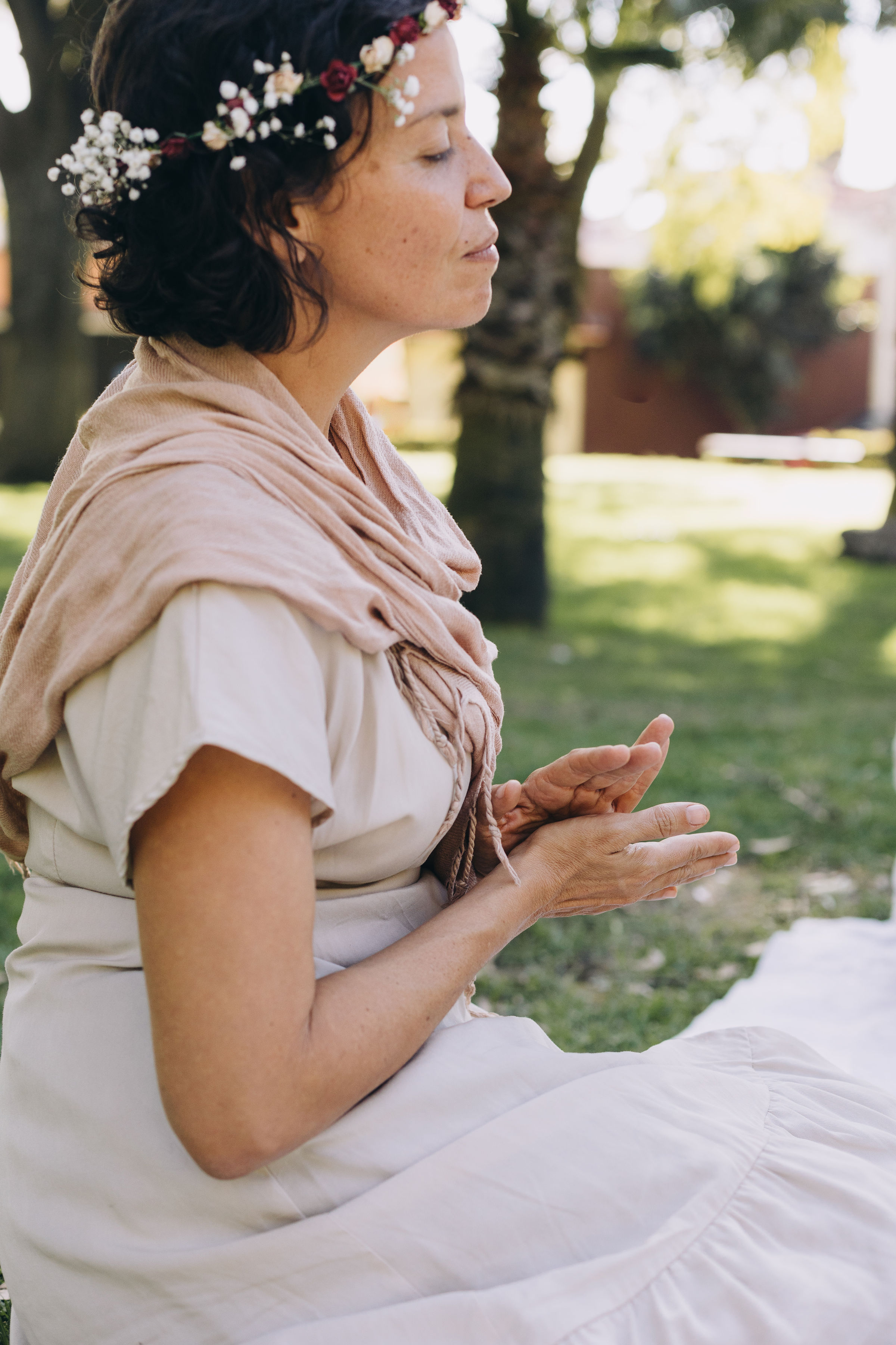 Woman in nature