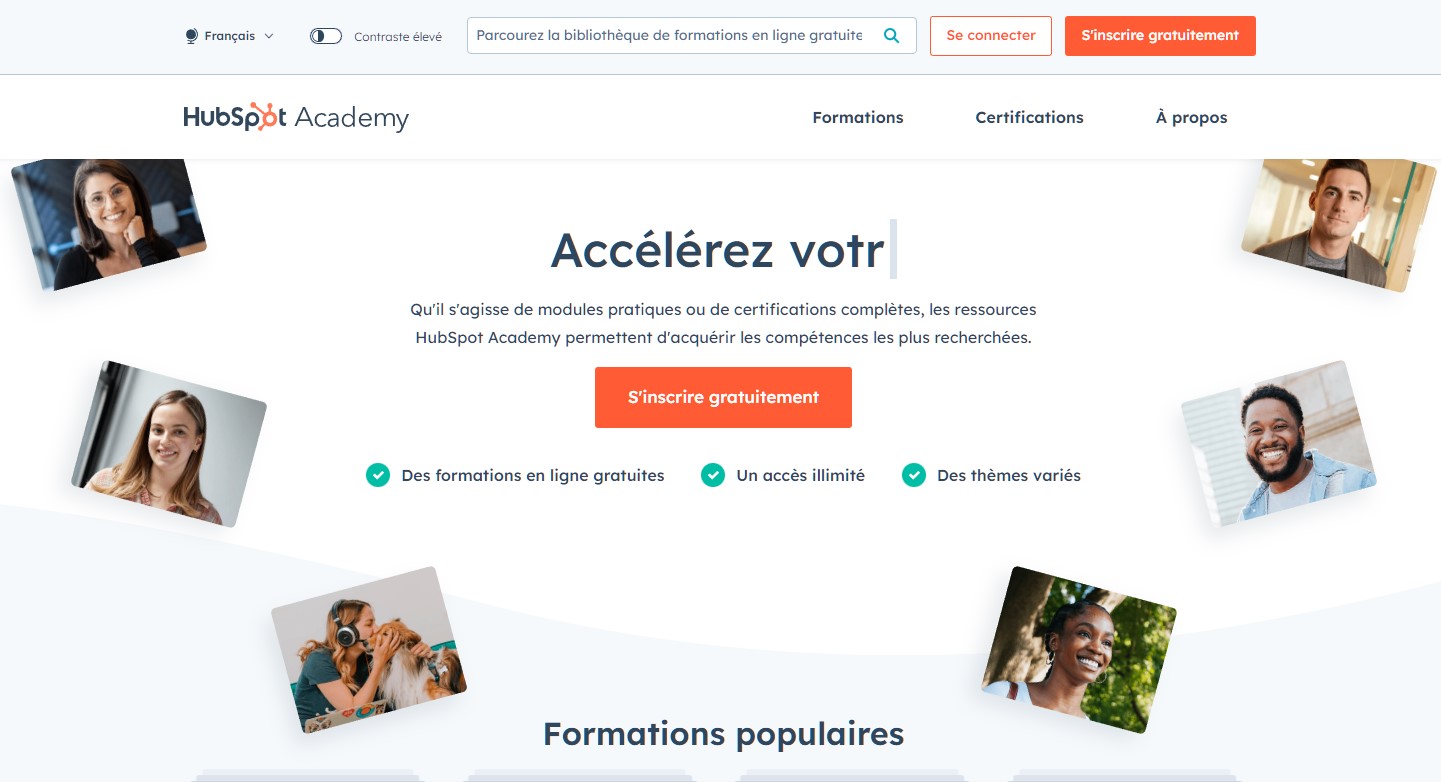 se former au marketing digital avec hubspot