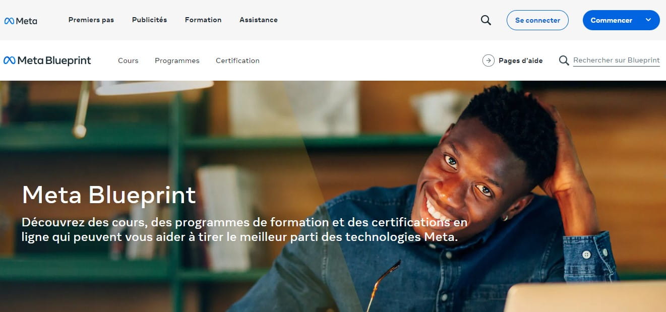 formation facebook de meta blueprint