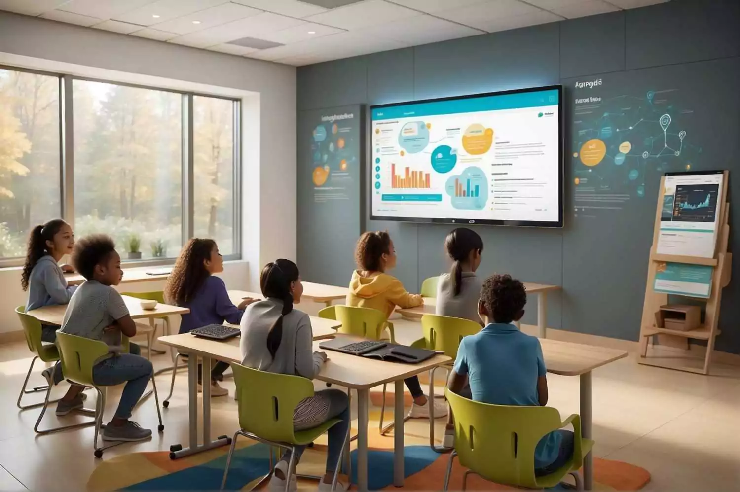 Smart board for online teaching Smart board for online teaching